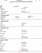 Import permit